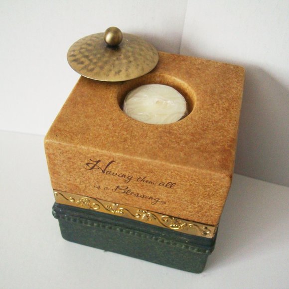 2/$10* Home Family Friendship Candle Tea Light Holder - Picture 2 of 8